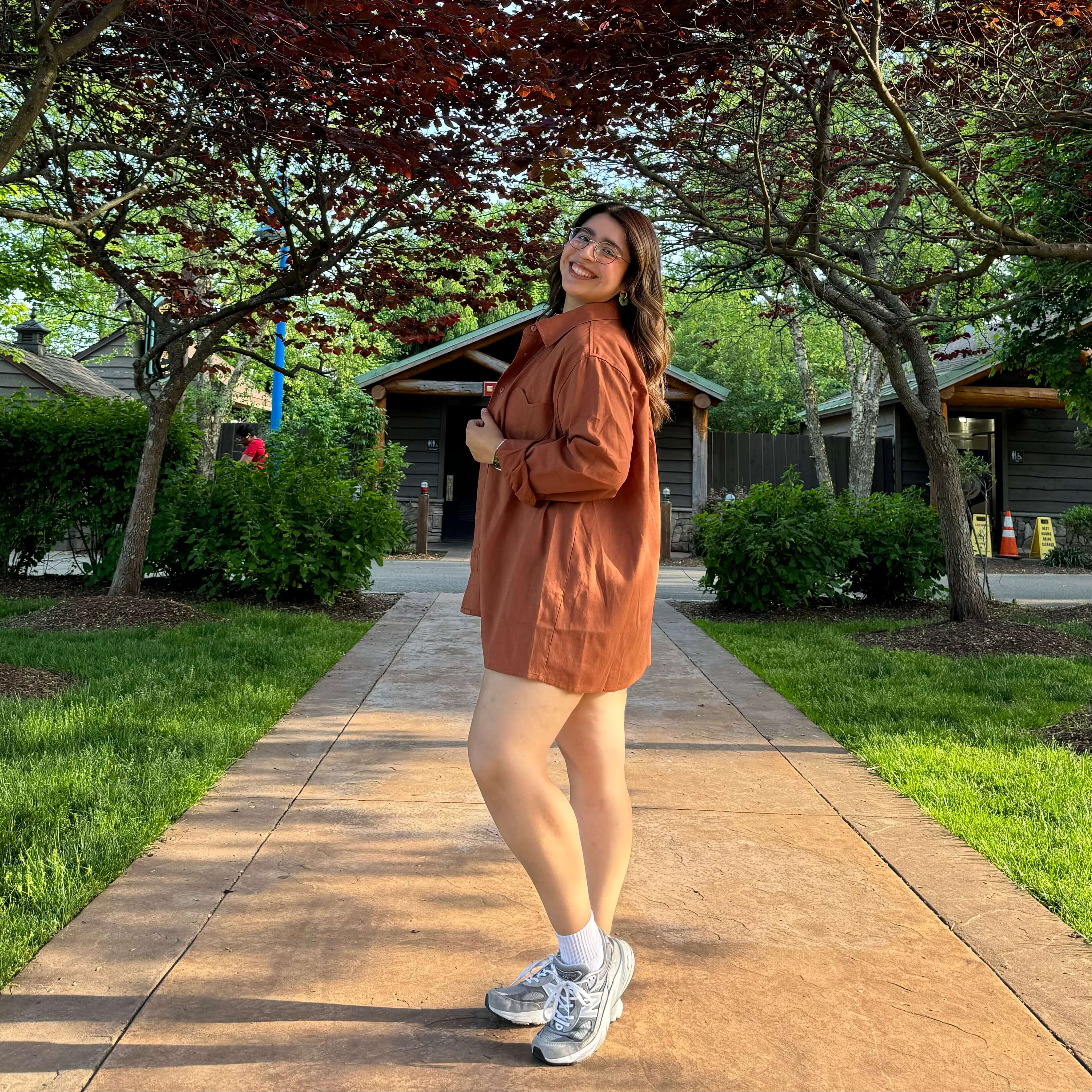 Linen Long-Sleeve Button-Up - Acorn *Clearance Sale*