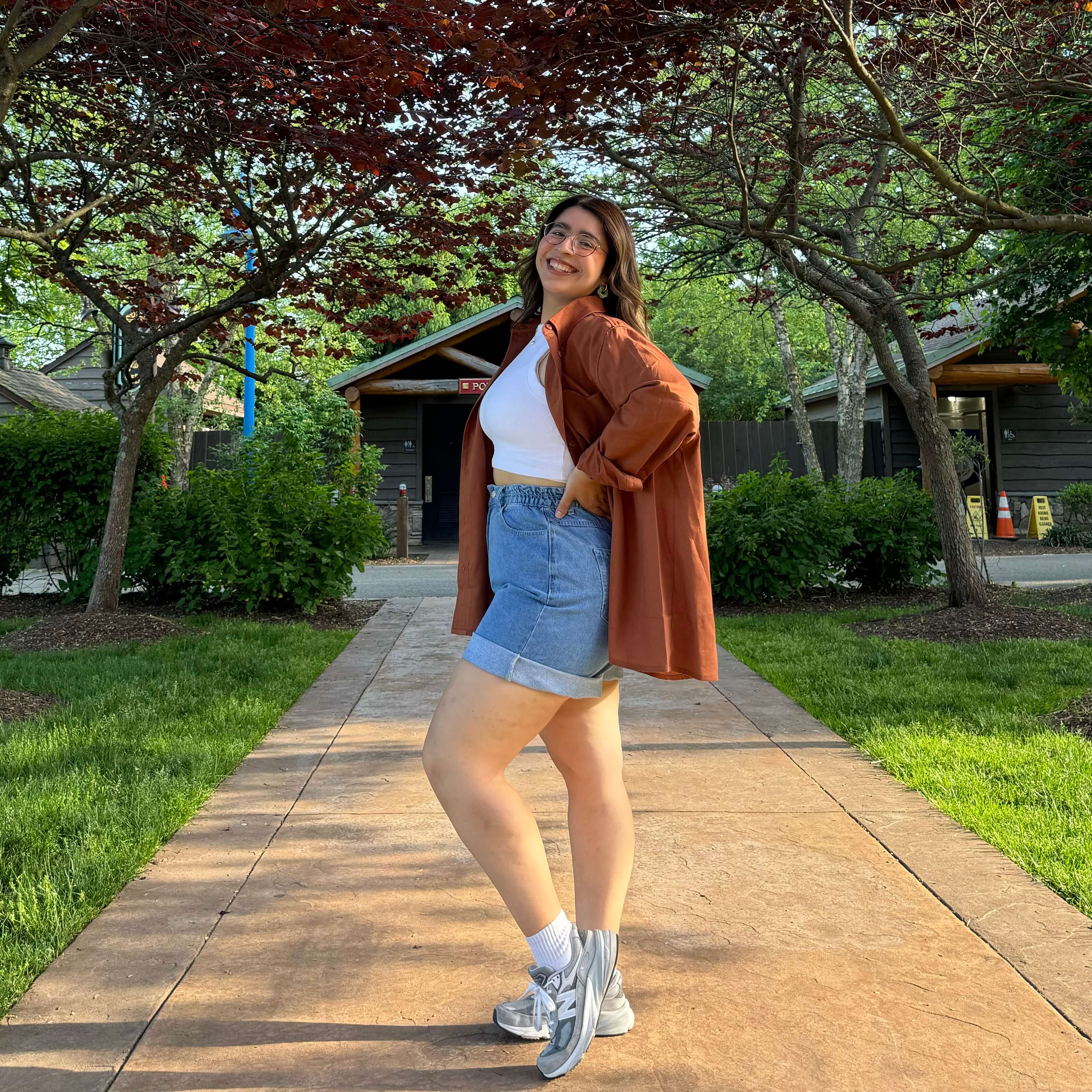 Linen Long-Sleeve Button-Up - Acorn *Clearance Sale*