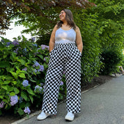 29" Inseam Be Yourself Pants - Checker Black