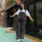 29" Inseam Overall Jeans - Dark Gray *Clearance Sale*