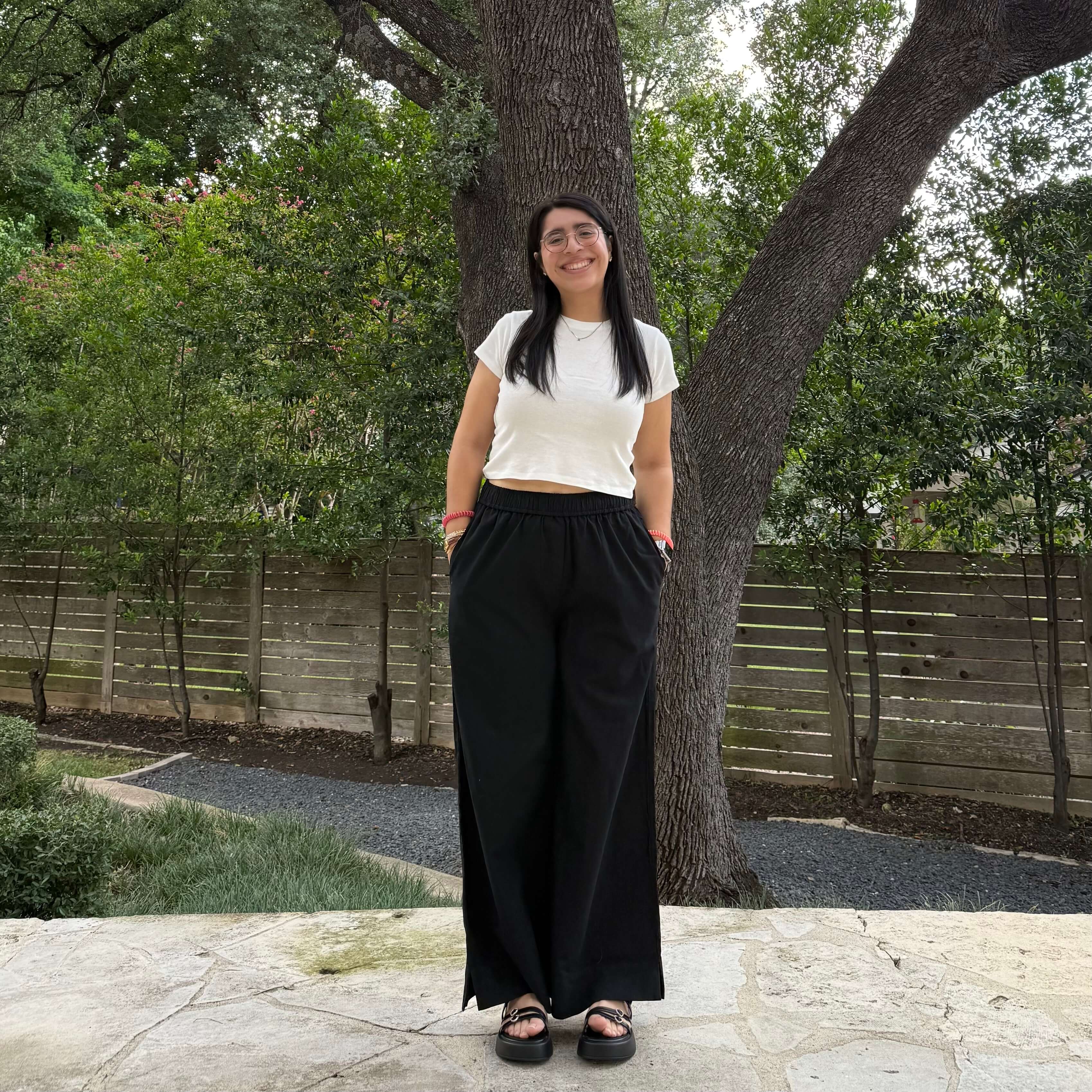 28" Inseam Picnic Pants - Solid Black *Clearance Sale*