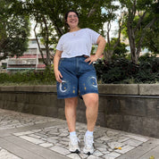 Celestial Denim Shorts - Medium Wash *Clearance Sale*