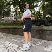 Celestial Denim Shorts - Black *Clearance Sale*