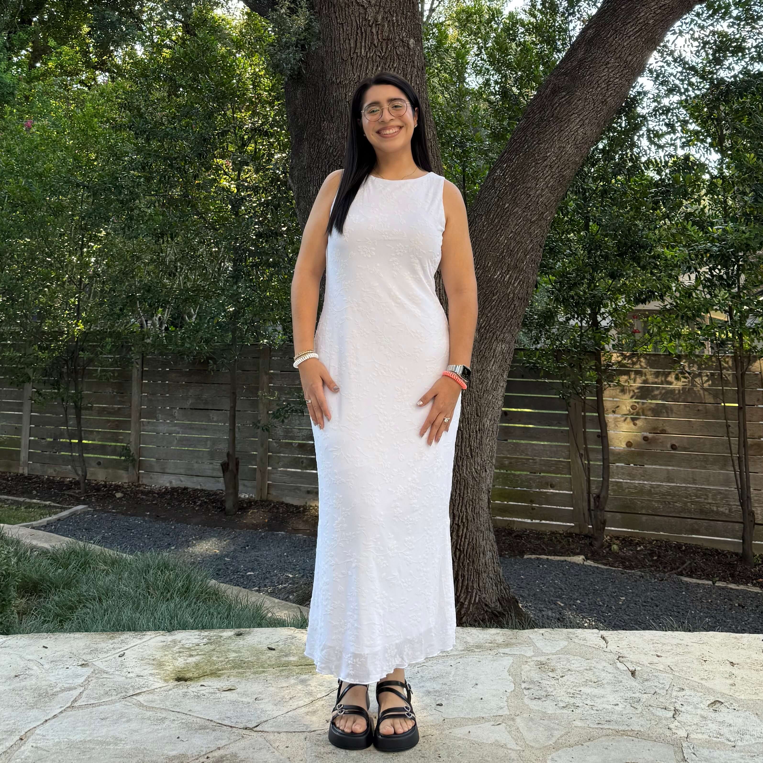 The Muse Dress - White Floral *Clearance Sale*