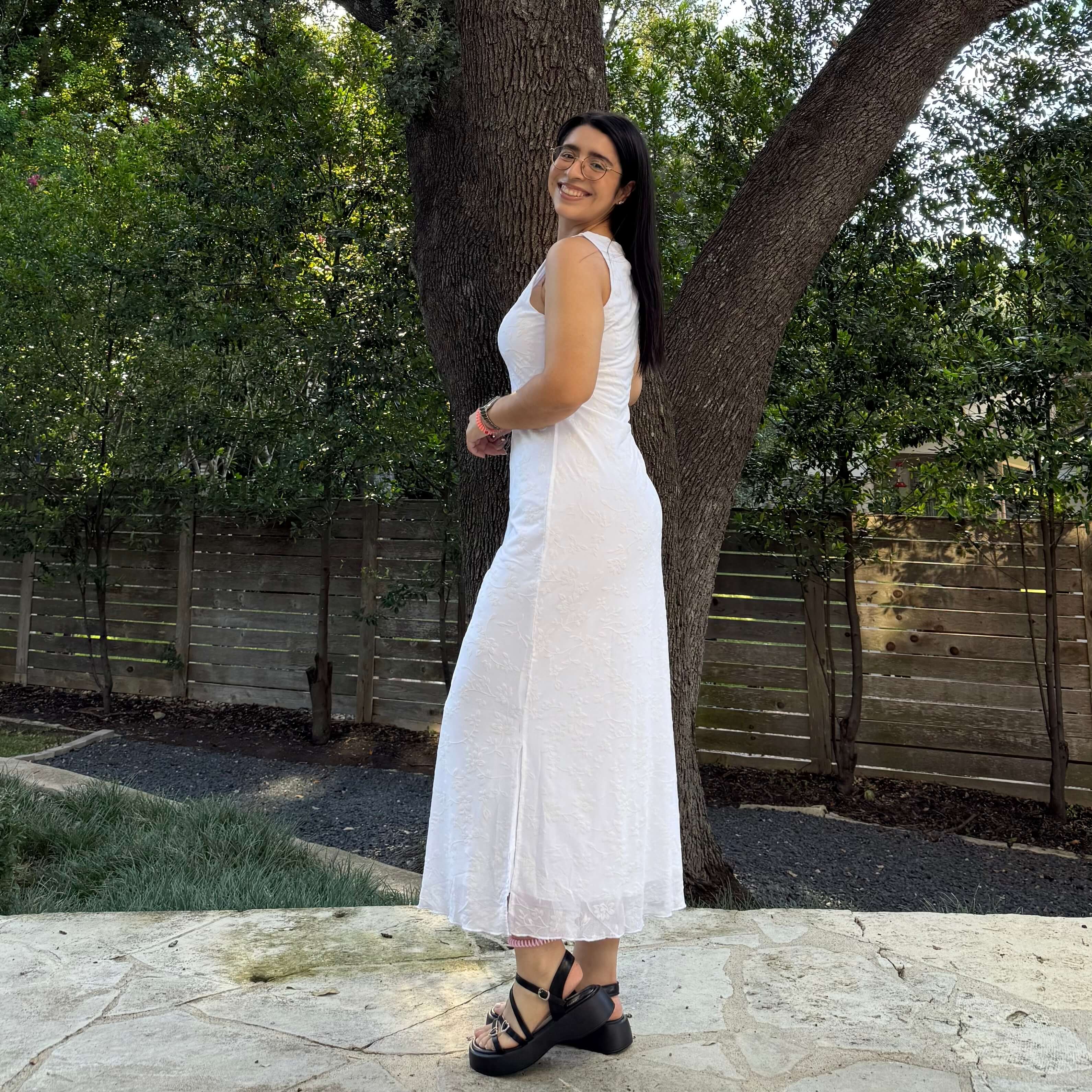 The Muse Dress - White Floral *Clearance Sale*