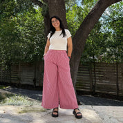 26" Inseam Picnic Pants - Red Gingham *Clearance Sale*