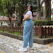 Original Jeans - Light Wash with Daisies