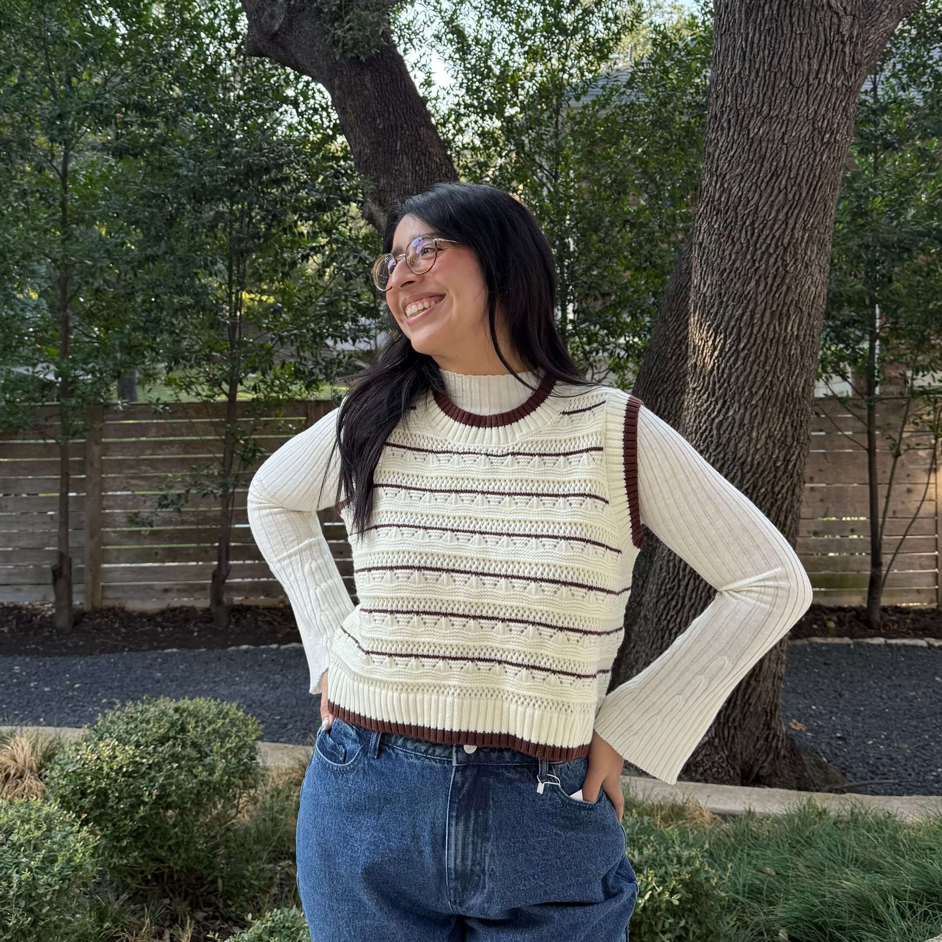 The Scholar Vest - Cream *Clearance Sale*