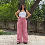 28" Inseam Picnic Pants - Red Gingham *Clearance Sale*