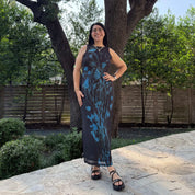 The Flora Dress - Midnight Blue *Clearance Sale*