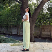 28" Inseam Picnic Pants - Celery *Clearance Sale*