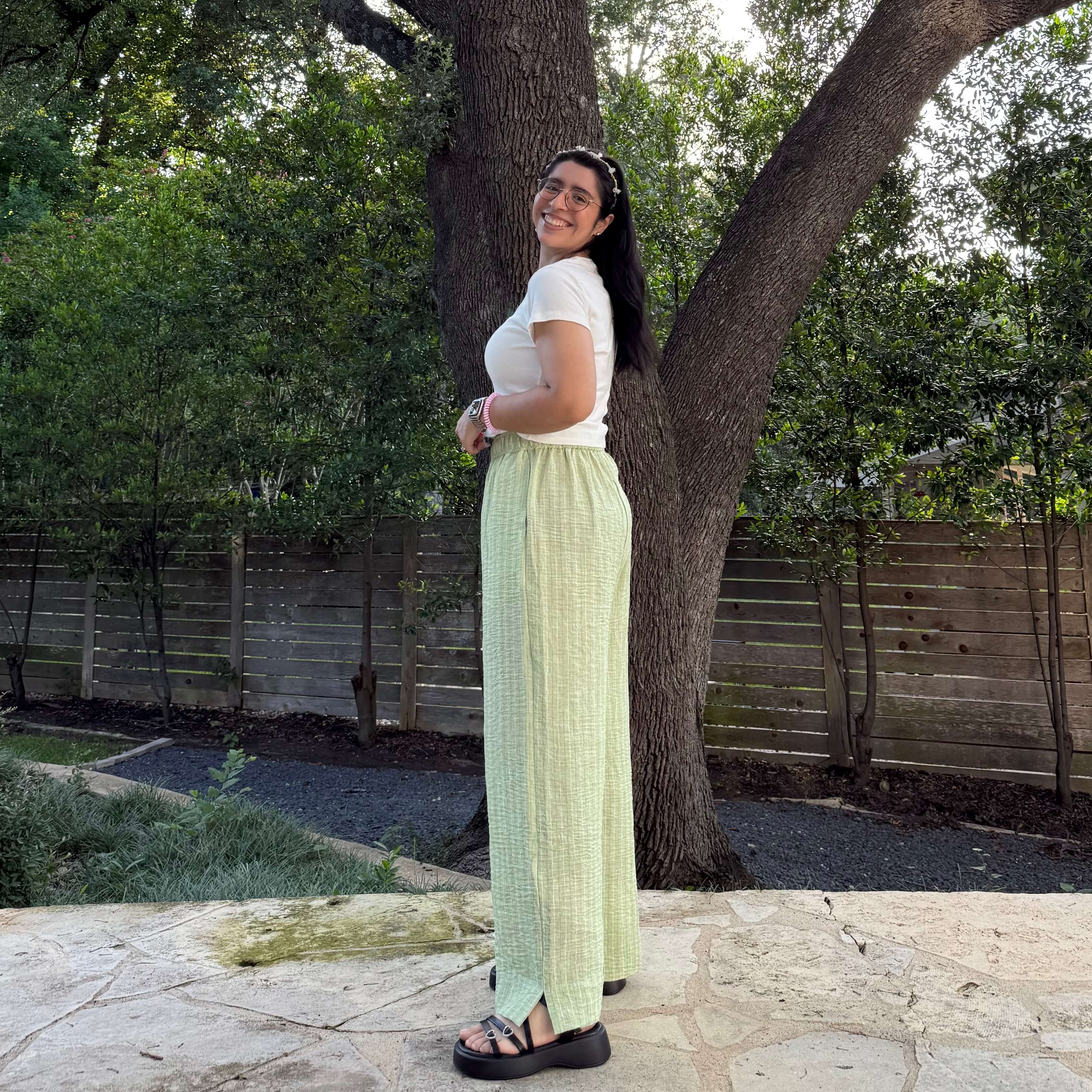 28" Inseam Picnic Pants - Celery *Clearance Sale*