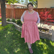 Sleeveless Midi Dress - Tomato