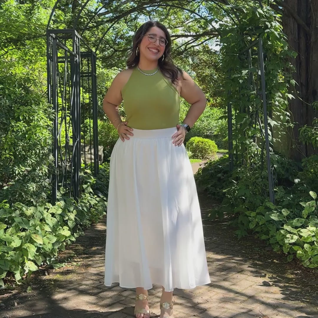 Halter Tank Top - Matcha